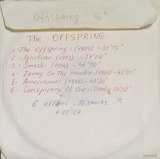 CD MP3 дискография The OFFSPRING - 1 CD