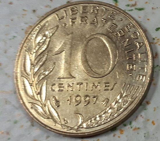 Франция 10 сантимов, 1997