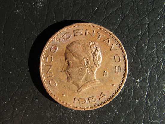 Мексика. 5 центаво. 1954. С 20 копеек. Распродажа коллекции. Смотрите другие лоты.