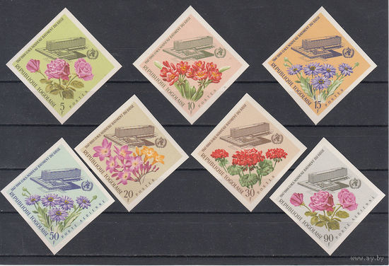 Флора. Цветы. Того. 1966. 7 марок б/з. Michel N 500-506 (- е)