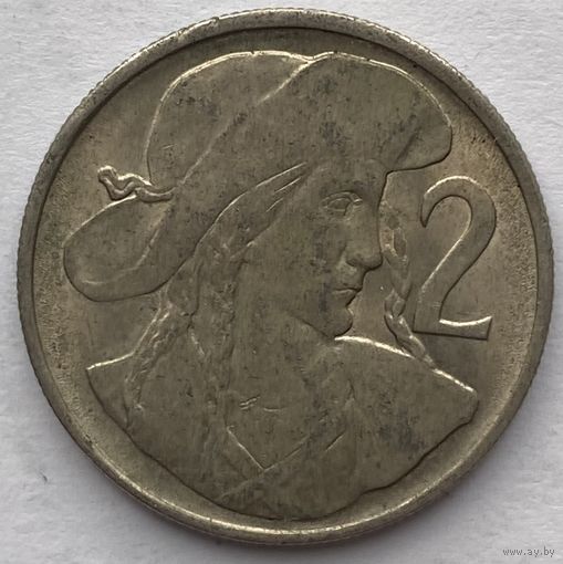 Чехословакия 2 кроны 1948 г.