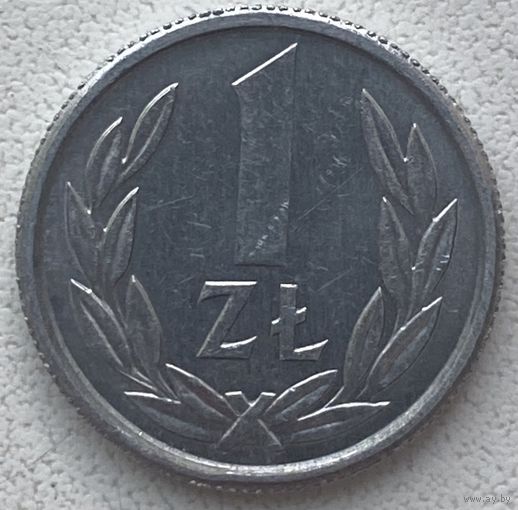 Польша 1 злотый 1989 г.