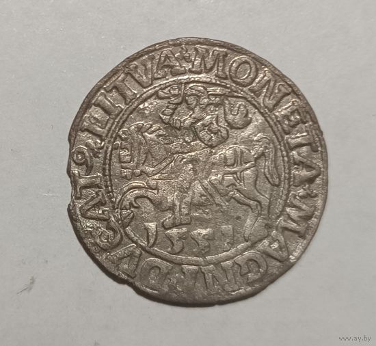 Паўгрошы Жыгiмонта II. 1551, Вильно. Хороший, с блеском