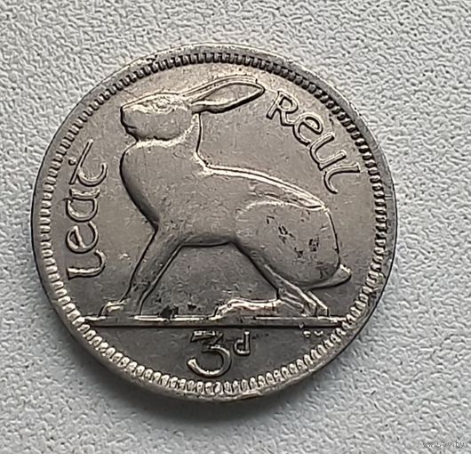 Ирландия 3 пенса, 1934  7-1-30