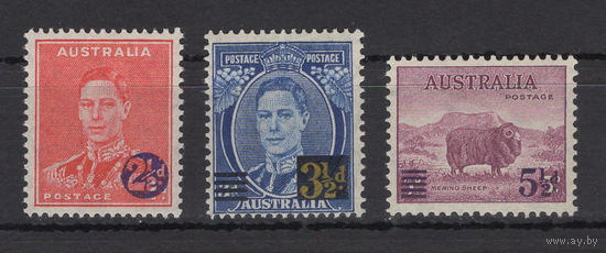 Австралия /Australia 1941** Новый номинал серия Георг VI