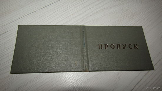 Пропуск руководителя.