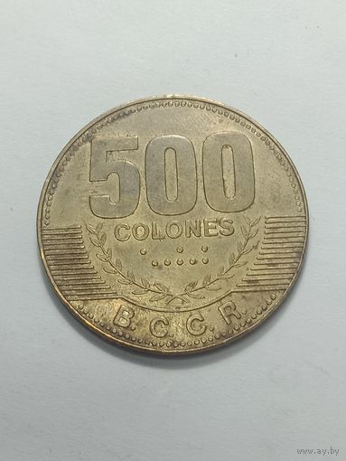 Коста Рика 500 колон 2007 года .