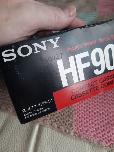 Кассета SONY. Не вскрытый блок.