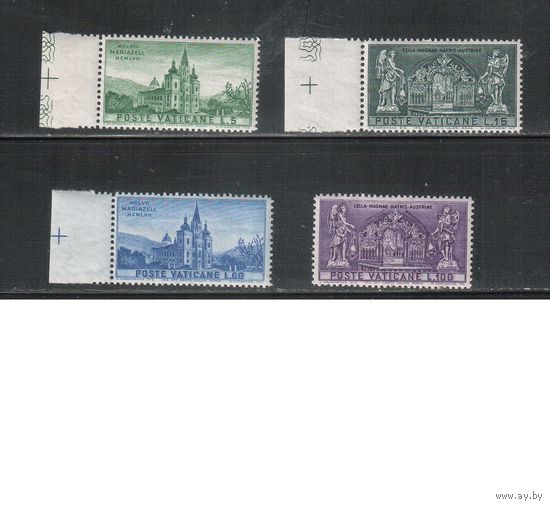 Ватикан-1957,(Мих.276-279)    ** , Религия, Церковь (полная серия)