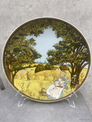 Декоративная тарелка HEINRICH  GERMANY. Villeroy & Boch Осень 25 см