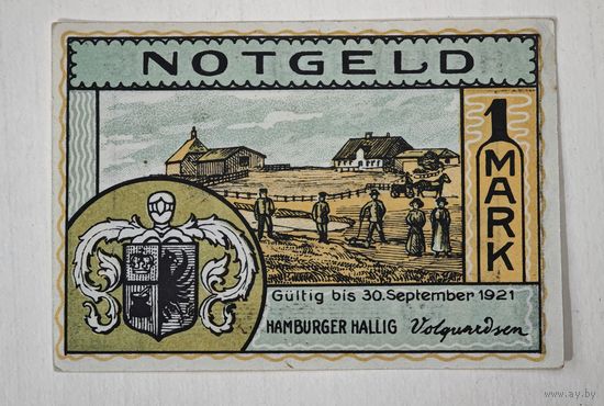 1921 год 1 марка   Германия