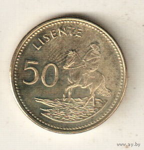 Лесото 50 лисенте 2018