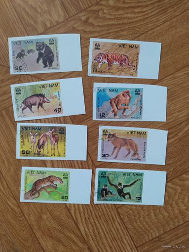 Вьетнам серия марок 1981 г. Фауна
