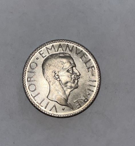 Монета. 20 лир, 1928 г.