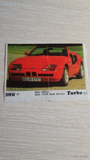 Вкладыша от жвачки TURBO 123
