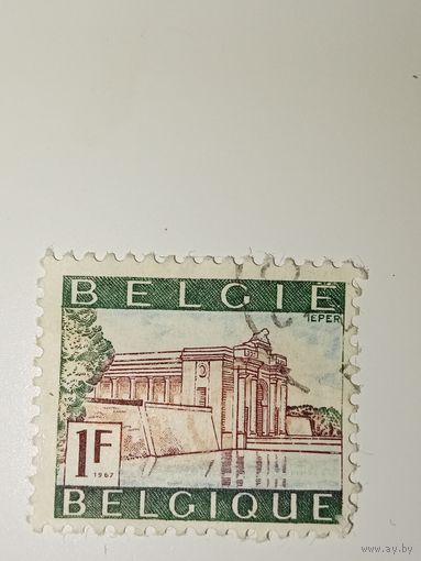 Бельгия 1967 Военный мемориал Мененские ворота (Menin Gate) в городе Ипр.