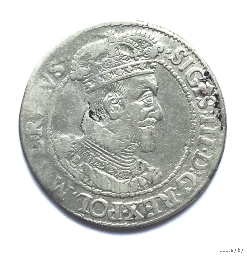 РЕДКИЙ ОРТ - 1618 год - Сигизмунд 3 - ВКЛ - Речь Посполитая - СЕРЕБРО
