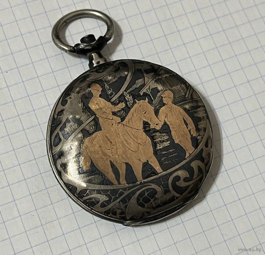 Карманные часы MEDEA. В ремонт или на запчасти. Маятник сломан.