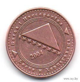 БОСНИЯ И ГЕРЦЕГОВИНА. 10 ФЕНИГОВ 2004.
