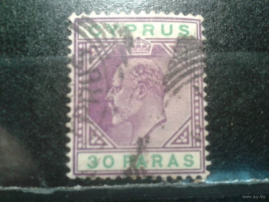 Кипр, колония Англии, 1903. Стандарт, король Эдуард VII, Mi-4.0 евро гаш.
