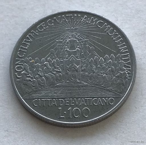 Ватикан 100 лир 1962 Папа Иоанн XXIII - Второй Ватиканский собор
