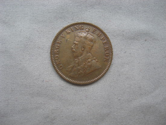 Индия - Британская 1/4 анна 1914 год Георг V