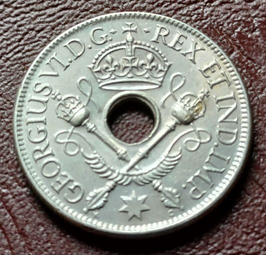 Новая Гвинея 1 шиллинг, 1938    ( 1-9-6 )