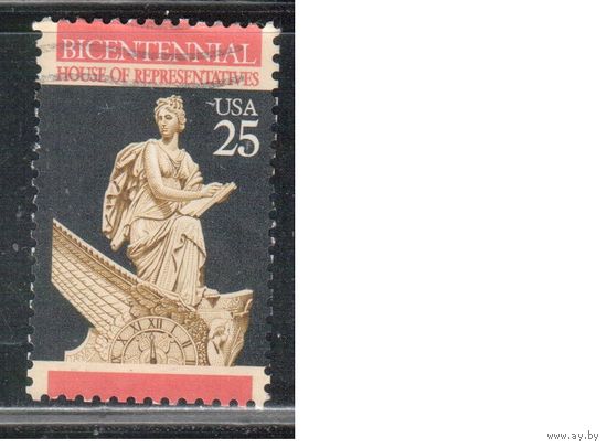 США-1989, (Мих.2038),  гаш.,  200-лет Сенату (одиночка)