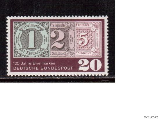 Германия(ФРГ)-1965,(Мих.482), **,  125-лет немецкой марке