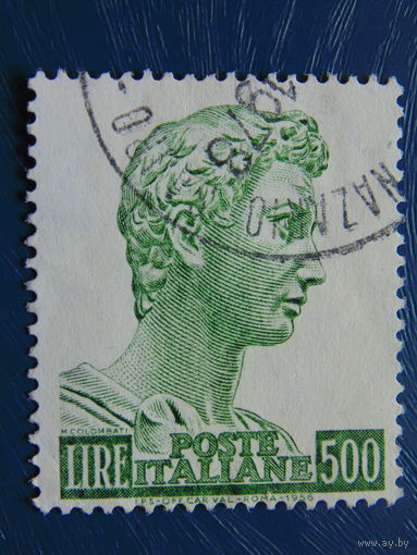 Италия 1957/69 гг. Голова статуи св. Георгия.