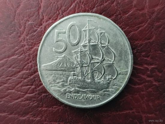 50 центов Новая Зеландия 1976 г.
