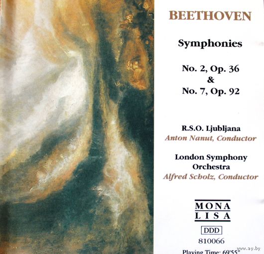 Бетховен. Симфонии 2 и 7. // Beethoven. Symphonies Nos. 2 & 7. (Audio CD.)