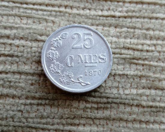 Werty71 Люксембург 25 сантимов 1970