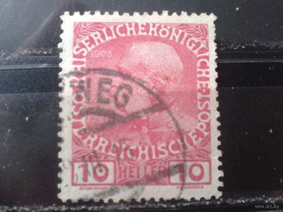Австро-Венгрия 1908 Кайзер Франц-Иосиф 10 геллеров