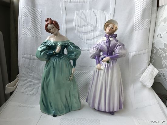 Фарфоровые статуэтки Дама в шляпке, Gobel