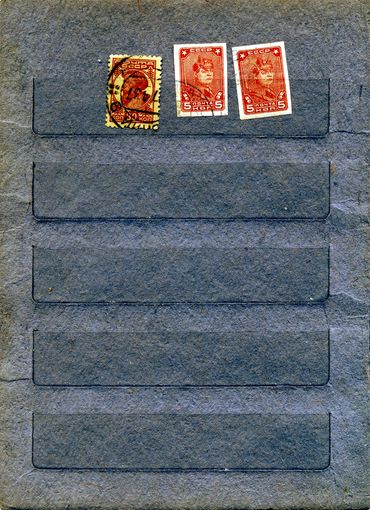СССР, 1929,  СТАНДАРТНЫЙ ВЫПУСК,  Заг 240 и 281(без перф.)   3м  по 4,50 коп шт гашен