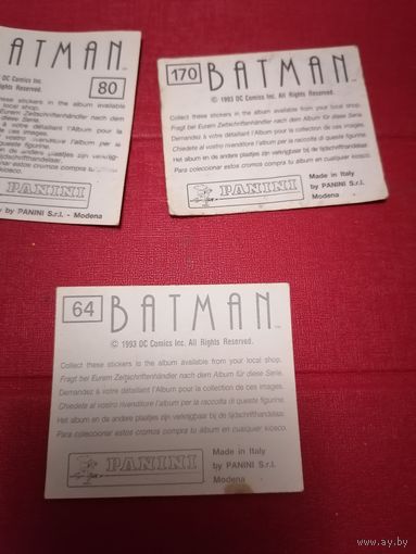 Наклейки BATMAN