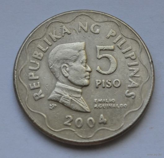 Филиппины, 5 писо 2004 г.
