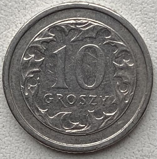 Польша 10 грошей 2003 г.