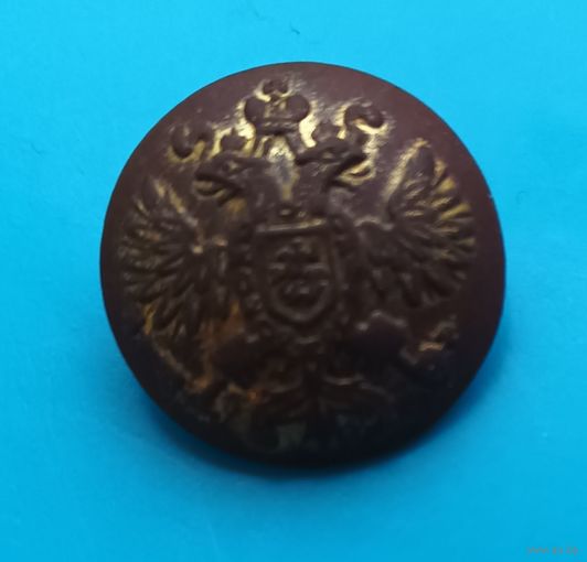 Пуговица Орлянка в позолоте