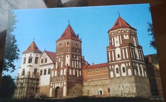 Мирский замок Три башни западного фасада