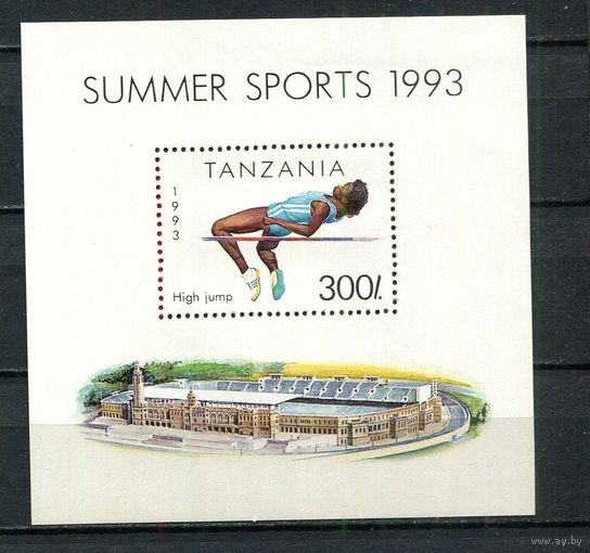 Танзания - 1993 - Спорт - [Mi. bl. 212] - 1 блок. MNH.  (Лот 84HS)-TG3P13