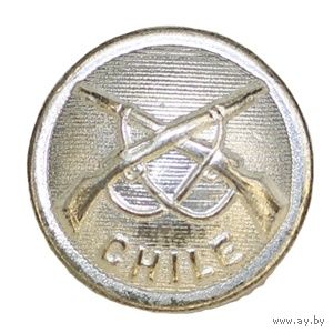 Чили. Мундирная пуговица 16 мм