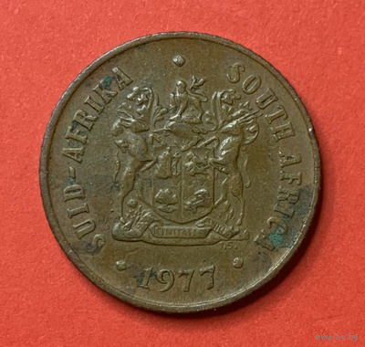 ЮАР, 1 цент 1977г.