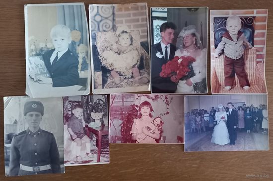 Фотографии цветные ,старые.