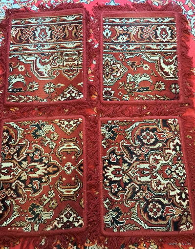 Сидушки на стулья или в авто-5шт, ковровые