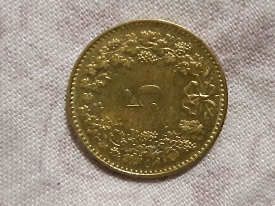 Швейцария 5 рапен 1987