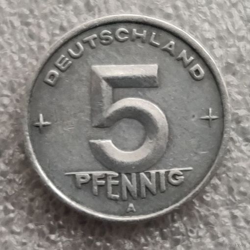 Германия - ГДР 5 пфеннигов  1949 г.