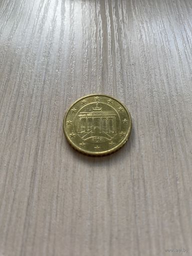 Германия, 50 евроцентов 2002 F