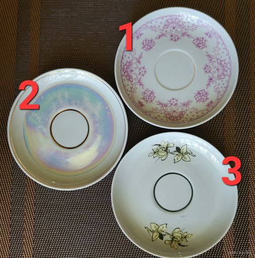 Блюдца кофейные МФФЗ. Поштучно.